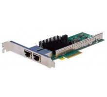 Сетевая карта Silicom 10Gb PE310G2i50-T Dual Port Copper 10 Gigabit Ethernet PCI Express Server Adapter X4 Gen 3.0, Based on Intel X550-AT2, RoHS compliant (analog X550T2)