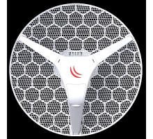 Точка доступа MikroTik LHG 5 Tripack (Three units of LHG 5 with 24.5dBi 5GHz antenna, Dual Chain 802.11an wireless, 600MHz CPU, 64MB RAM, 1x LAN, POE, PSU, RouterOS L3) – all three antennas in single box