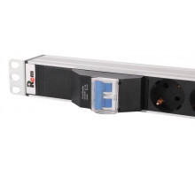  Вертикальный блок розеток Rem-32 без шнура с авт., инд., 20 IEC 60320 C13, 10 IEC 60320 C19, 32 А, алюм., 33-38U, колодка