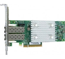 Контроллер DELL Controller HBA FC QLogic 2692 Dual Port, 16Gb Fibre Channel, With Tranceivers, Low Profile (analog 406-BBBH, 406-10743, P9J2D, P0TRP)