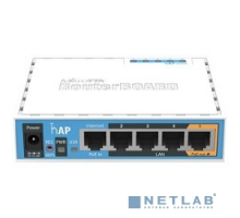 Сетевое оборудование MikroTik RB951Ui-2nD Беспроводной Маршрутизатор  hAP 2.4Ghz, 5xLAN, 2.4 ГГц 802.11b/g/n, MIMO 2x2, 22 дБм