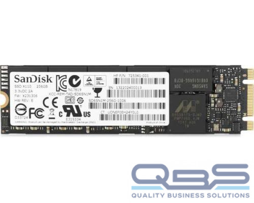 Накопитель SSD M.2 HP 1CA51AA 256 Гбайт PCIe NVME TLC купить QBS.ru