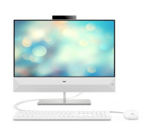 Моноблок 23.8'' HP Pavilion I 24-k0012ur 14Q33EA i3-10300T/4GB/1TB + SSD 128GB/FHD/Internal graphics/no DVD/kbd mouse wired/Cam/FreeDos/white