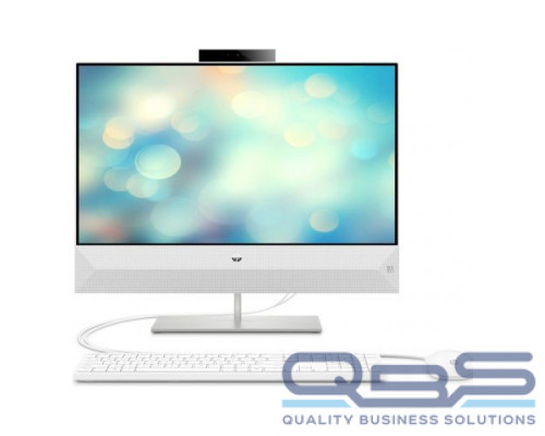 Моноблок 23.8 HP Pavilion I 24-k0013ur 14Q34EA i3-10300T/4GB/256GB SSD/FHD/Internal graphics/no DVD/kbd mouse wired/Cam/White/white купить QBS.ru