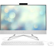 Моноблок 23.8'' HP 24-df0029ur 14Q00EA J4025/4GB/128GB SSD/FHD/Intel Internal Graphics/noDVD/kbd mouse wired/Cam/FreeDos/snow white