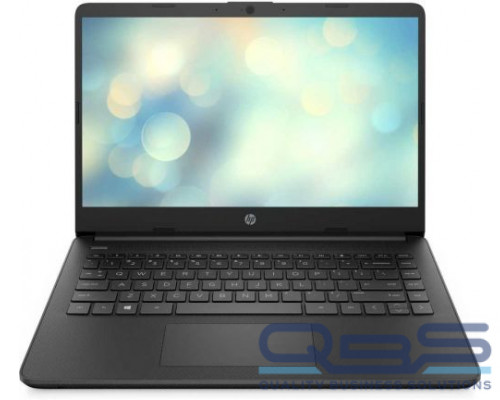 Ноутбук HP 14s-fq0092ur 3B3M6EA 3020e/8GB/256GB SSD/14 FHD/Radeon graphics/DOS/jet black купить QBS.ru