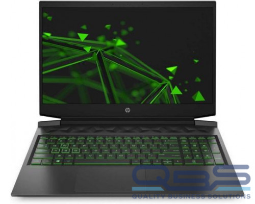 Ноутбук HP Pavilion Gaming 16-a0017ur 22R51EA i5-10300H/8GB/512GB SSD/16.1 FHD/GTX1650 4GB/DOS/black green купить QBS.ru