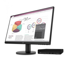 Компьютер HP Bundle 260 G4 Mini 4U613ES i3-10110U/4GB/500GB/UHD Graphics/usb kbd/mouse/WiFi/BT/Stand/Quick Release/Win10Pro/Monitor P24v 23.8