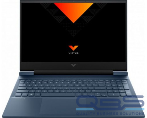 Ноутбук HP Victus 16-e0075 4E1K6EA Ryzen 7-5800H/16GB/512GB SSD/RTX 3050 4GB/16.1 FHD IPS/WiFi/BT/cam/Win10Home/blue купить QBS.ru