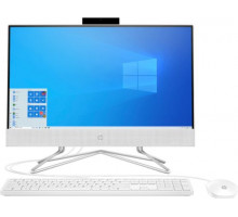 Моноблок 21,5'' HP 22-df0133ur NT 5D1R8EA J4025/4GB/256GB SSD/UHD Graphics 600/FHD/noDVD/WiFi/BT/mouse/cam/kbd/Win11Home/snow white