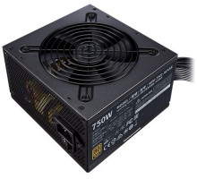 Блок питания Cooler Master MWE Bronze, 750W, ATX, 120mm, 8xSATA, 4xPCI-E(6+2), APFC, 80+ Bronze