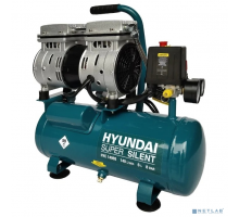 Компрессоры HYUNDAI HYC 1406S Компрессор поршневой, безмасляный { 140 л/мин, 230 В, 1400 об/мин., ресивер 6 л, поршней 2 шт., давление 8 бар., 14 кг }