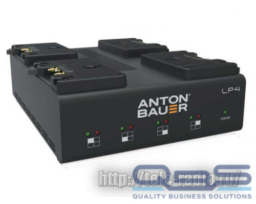 Anton Bauer LP4 Quad Gold Mount (V-Mount) Charger