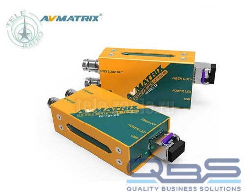 Волоконно-оптический удлинитель AVMATRIX FE1121-12G SDI 10км