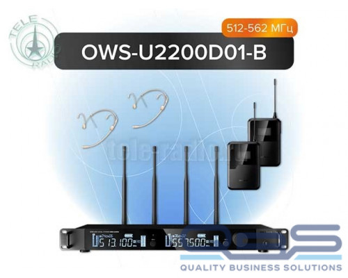 Двухканальная радиосистема Октава OWS-U2200D01-B