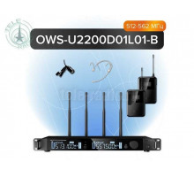 Двухканальная радиосистема Октава OWS-U2200D01L01-B