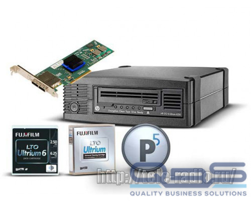 Архивная система хранения HP Ultrium 6250/PresSTORE Archive/Fujifilm LTO-6 Data cartritge 2,5ТВ