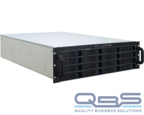 Корпус серверный 3U Procase ES316-SATA3-B-0 (16 SATA3/SAS 6G hotswap HDD), черный, без БП, глубина 650мм, MB 12x13 купить QBS.ru