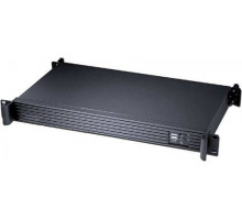 Корпус серверный 1U Procase UM125-B-0 rear/front-access, черный, без блока питания, глубина 250мм