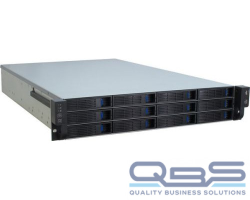 Корпус серверный 2U Procase ES212-SATA3-B-0 (12 SATA II/SAS hotswap HDD), черный, без блока питания, глубина 650мм, MB 12x13 купить QBS.ru
