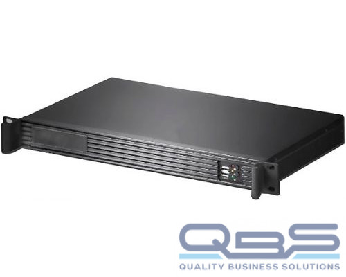 Корпус серверный 1U Procase UM125-FD-B-0 rear/front-access server case 1*3.5 bay, черный, без блока питания, глубина 250мм,  MB mini-ITX 170x170mm купить QBS.ru