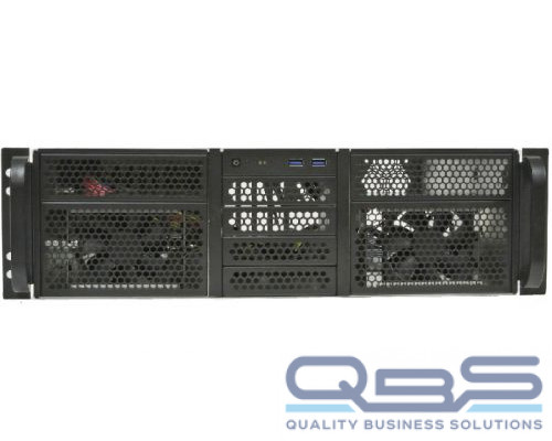 Корпус серверный 3U Procase RE306-D2H10-C-48 2x5.25 ext+10*3,5 int ,черный,без блока питания,глубина 480мм,MB CEB 12x10.5 купить QBS.ru