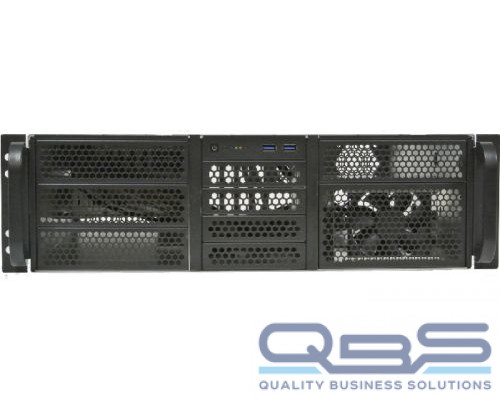 Корпус серверный 3U Procase RE306-D4H7-C-48 4x5.25 ext+7*3,5 int ,черный,без блока питания,глубина 480мм,MB CEB 12x10.5 купить QBS.ru