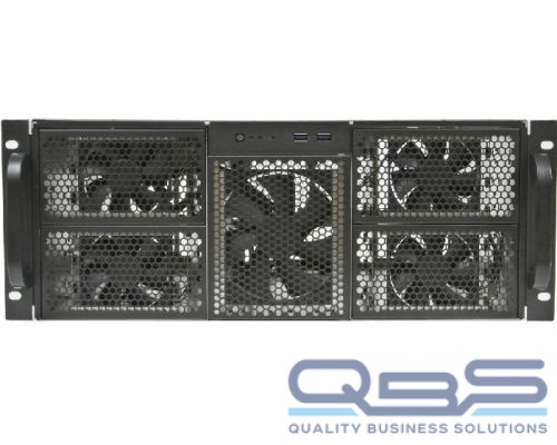 Корпус серверный 4U Procase RE411-D0H17-C-48 черный, 0x5.25+17HDD, без БП, глубина 480мм,MB CEB 12x10,5 купить QBS.ru