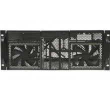 Корпус серверный 4U Procase RE411-D5H10-C-48 5x5.25 ext+10*3,5 int ,черный,без блока питания,глубина 480мм,MB CEB 12"x10,5"