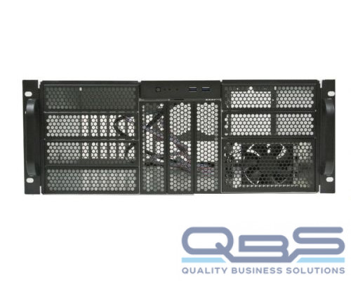 Корпус серверный 4U Procase RE411-D9H3-C-48 черный, 9x5.25+3HDD, без БП, глубина 480мм,MB CEB 12x10,5 купить QBS.ru