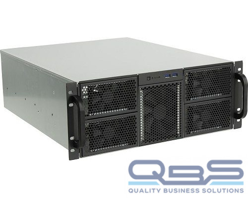 Корпус серверный 4U Procase RE411-D6H8-E-55 черный, 6x5.25+8HDD, без БП, глубина 550мм,MB EATX 12x13 купить QBS.ru