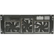 Корпус серверный 4U Procase RE411-D2H15-FE-65 черный, без БП, 15*3.5", 2*5.25", 2*USB 3.0, EATX 12"x13"