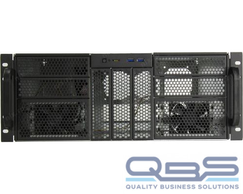 Корпус серверный 4U Procase RE411-D7H6-FE-65 черный, без БП, 6*3.5, 7*5.25, 2*USB 3.0, EATX 12x13 купить QBS.ru