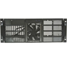 Корпус серверный 4U Procase RE411-D8H5-FS-65 черный, без БП, 5*3.5", 8*5.25", EEATX 13.68"×13"
