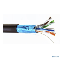 Кабель 5bites FS5525-305BPE Кабель Express FTP/SOLID/5E/24AWG/COPPER/PE/BLACK/OUTDOOR/DRUM/305M