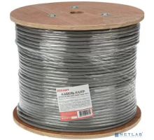 Кабель Rexant (01-0167) Кабель F/UTP, CAT 6, ZH нг(А)-HF (LSZH), 4x2x0,57 мм, 23AWG, внутренний, серый