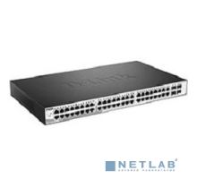 Сетевое оборудование D-Link DGS-1210-52/ME/B1A Управляемый L2 коммутатор, 48x1000Base-T, 4x1000Base-X SFP, AC 220В/DC 12В(с возможностью мониторинга статуса питания коммутатора)