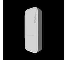 Точка доступа wi-fi MikroTik wAP with 650MHz CPU, 64MB RAM, 1xLAN, built-in 2.4Ghz 802.11b/g/n Dual Chain wireless with integrated antenna, RouterOS L4, white outdoor enclosure, PSU, PoE injector