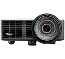 Проектор Optoma ML1050ST (DLP, WXGA(1280x800), LED 1000Lm, 20000:1, HDMI+MHL, VGA, micro SD-карта, USB-A, Audio-Out 3.5mm,  1*1W speaker, Mobile - 0.42кг)