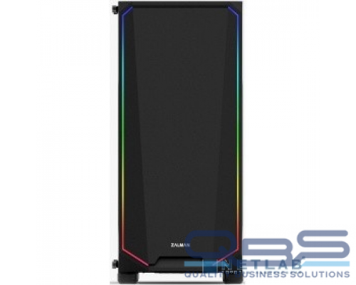 Корпус MidiTower Zalman K1 (K1REV.B) Black без БП  { боковое окно, ATX} купить QBS.ru