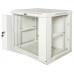 Шкаф настенный серии Pro, 4U 600x450, стеклянная дверь купить QBS.ru
