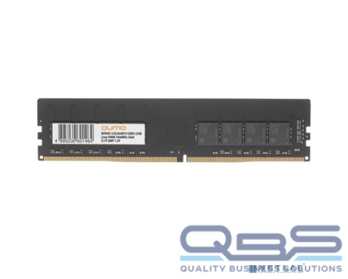 Модуль памяти QUMO DDR4 DIMM 32GB QUM4U-32G2666N19  PC4-21300, 2666MHz OEM купить QBS.ru