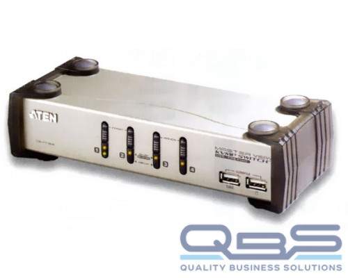 Переключатель электронный ATEN 4-Port PS/2-USB VGA/Audio KVMP™ Switch купить QBS.ru