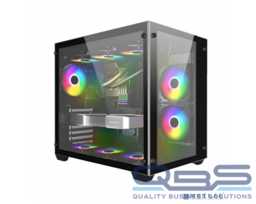 Корпус 1STPLAYER MEGAVIEW MV7 Black / ATX / MV7-BK купить QBS.ru