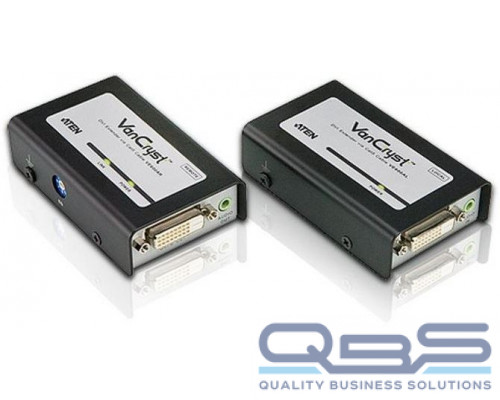 Удлинитель ATEN DVI Extender with Audio W/EU ADP. купить QBS.ru
