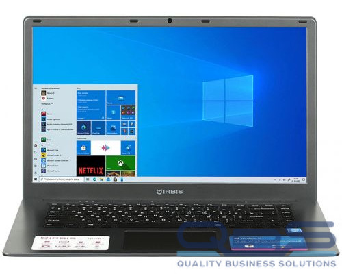 Ноутбук Irbis NB261 N3350/4GB/128GB eMMC/HD graphics 500/15.6 FHD IPS/WiFi/BT/cam/Win10Home/gray купить QBS.ru
