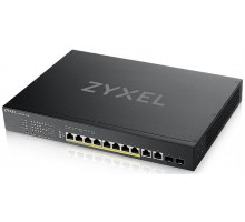  Гибридный мультигигабитный Smart L2+ коммутатор PoE++ Zyxel NebulaFlex XS1930-12HP, rack 19