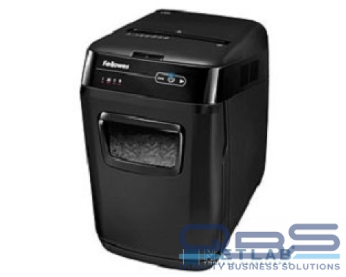 Уничтожитель Fellowes Шредер AutoMax 200C FS-4653601/02 с автоподачей {DIN P-4,4х38мм.200лст.32лтр} купить QBS.ru