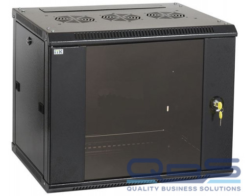 ITK Шкаф LINEA W 6U 600x600 мм дверь стекло, RAL7035 купить QBS.ru