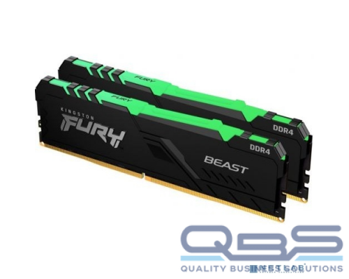 Модуль памяти Kingston DDR4 DIMM 32GB Kit 2x16Gb KF432C16BB1AK2/32 PC4-25600, 3200MHz, CL16 купить QBS.ru